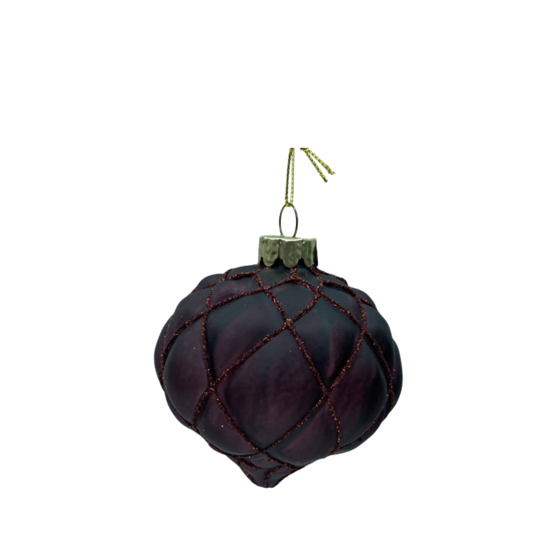 4 Stk. Christbaumkugeln mit Spitze